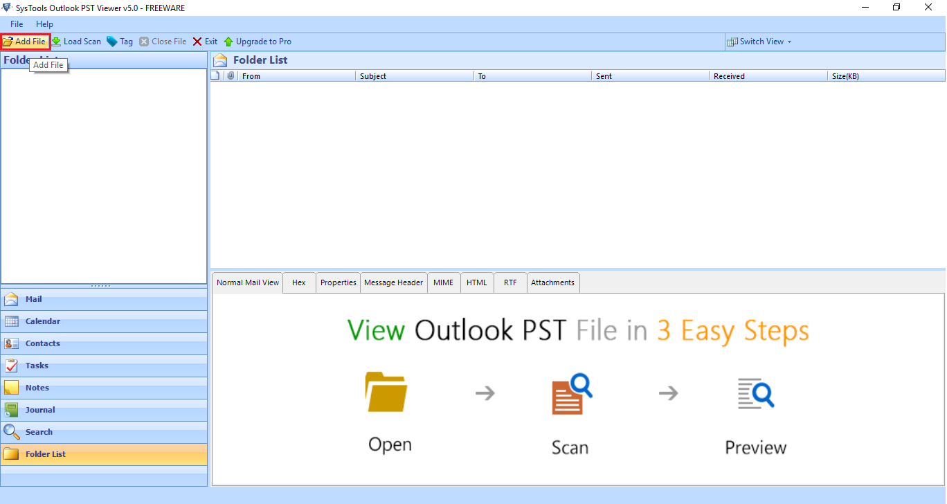 how to read pst files without outlook