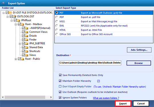 recover deleted attachments from outlook pst