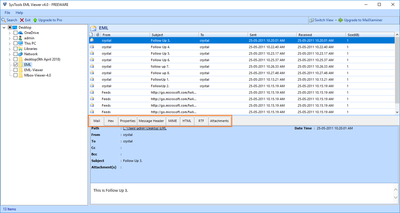 Multiple Preview Modes