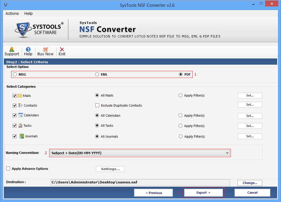 конвертировать файлы nsf