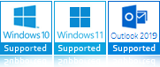 windows 10/Outlook 2019