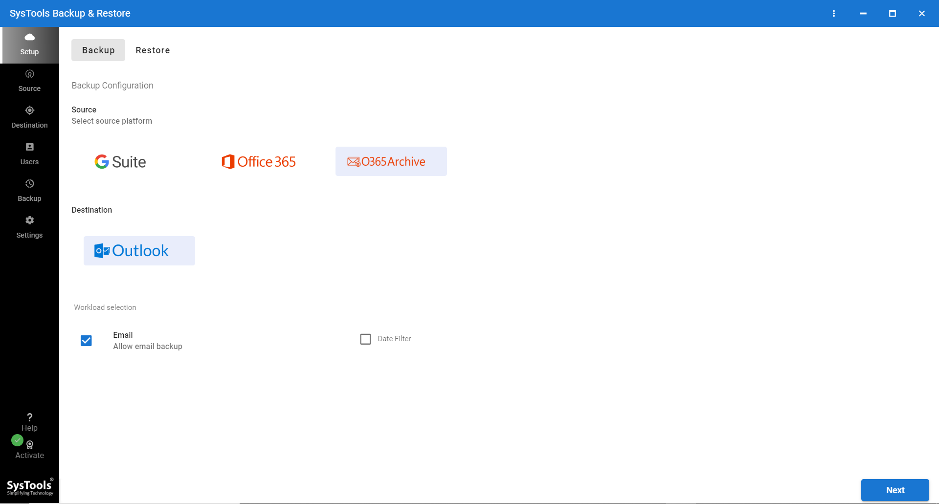 Резервное копирование Office 365