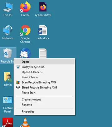 how to recover deleted pictures from the computer recycle bin