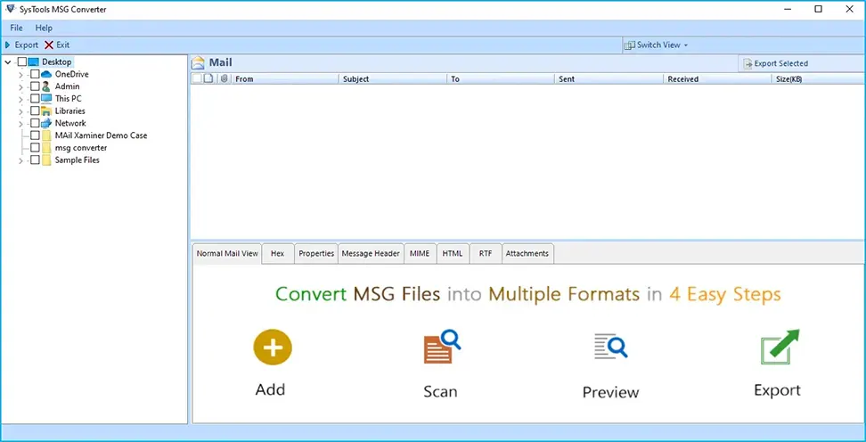 convert MSG files into multiple formats