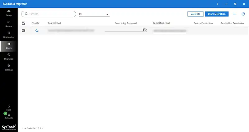 enter soure app password