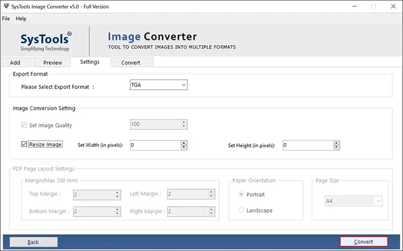 convert png to tga