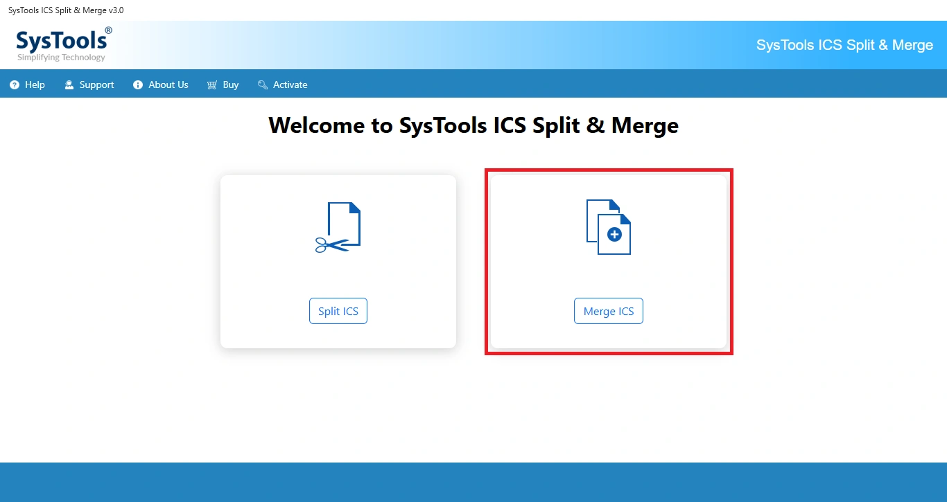 install ics merge software