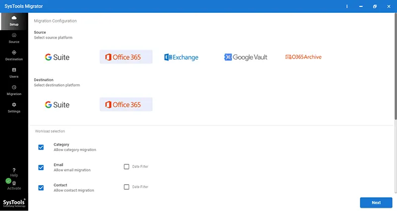 migrate domain