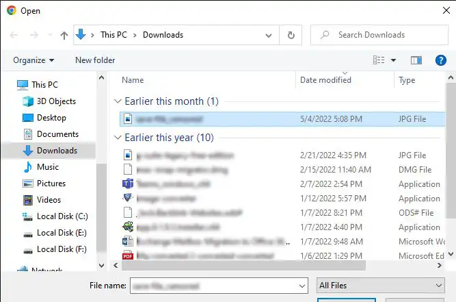 Upload JPG file to Google Drive for text conversion